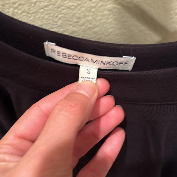 Rebecca Minkoff black off the shoulder top - Picture 5 of 10